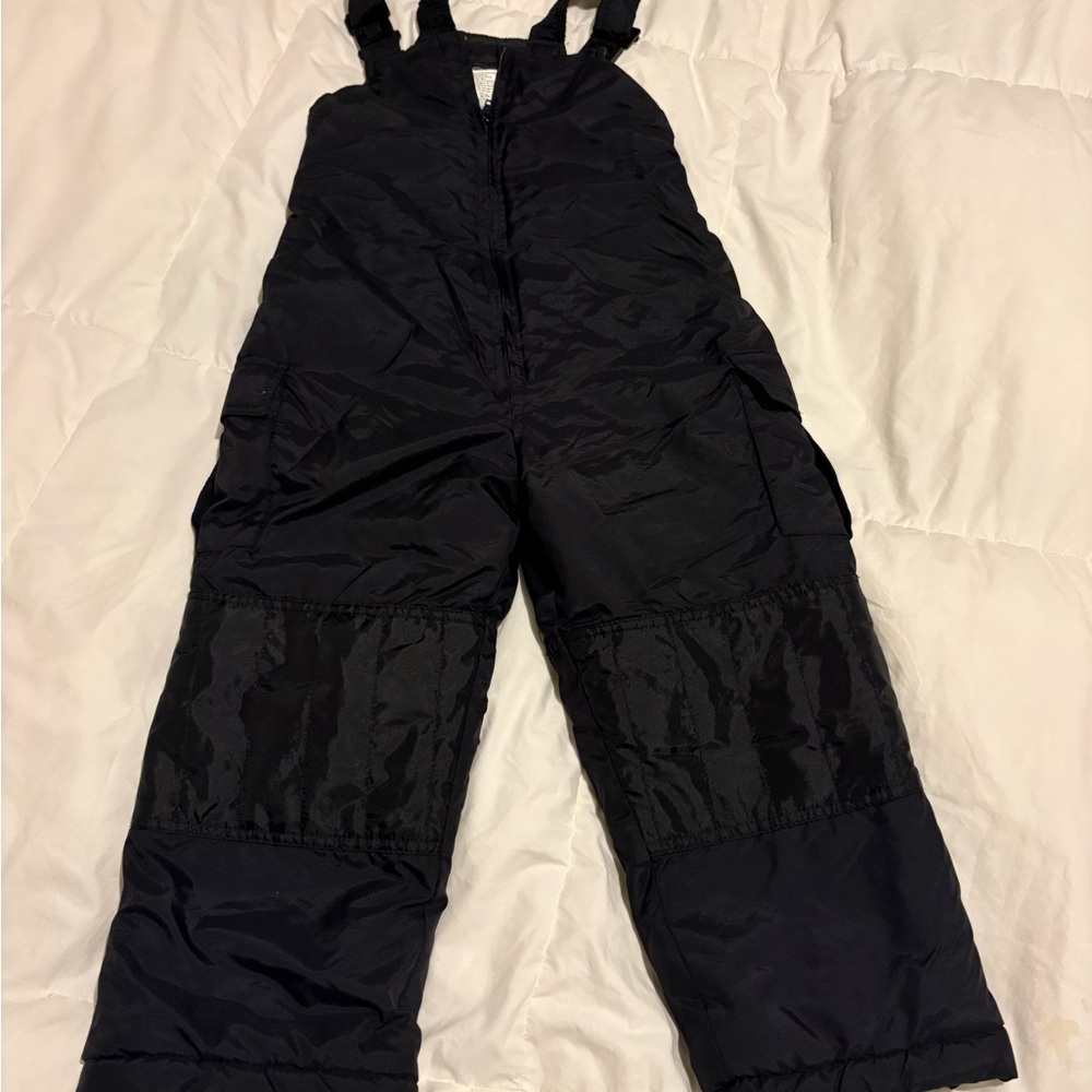 Kids' Black Winter Overalls